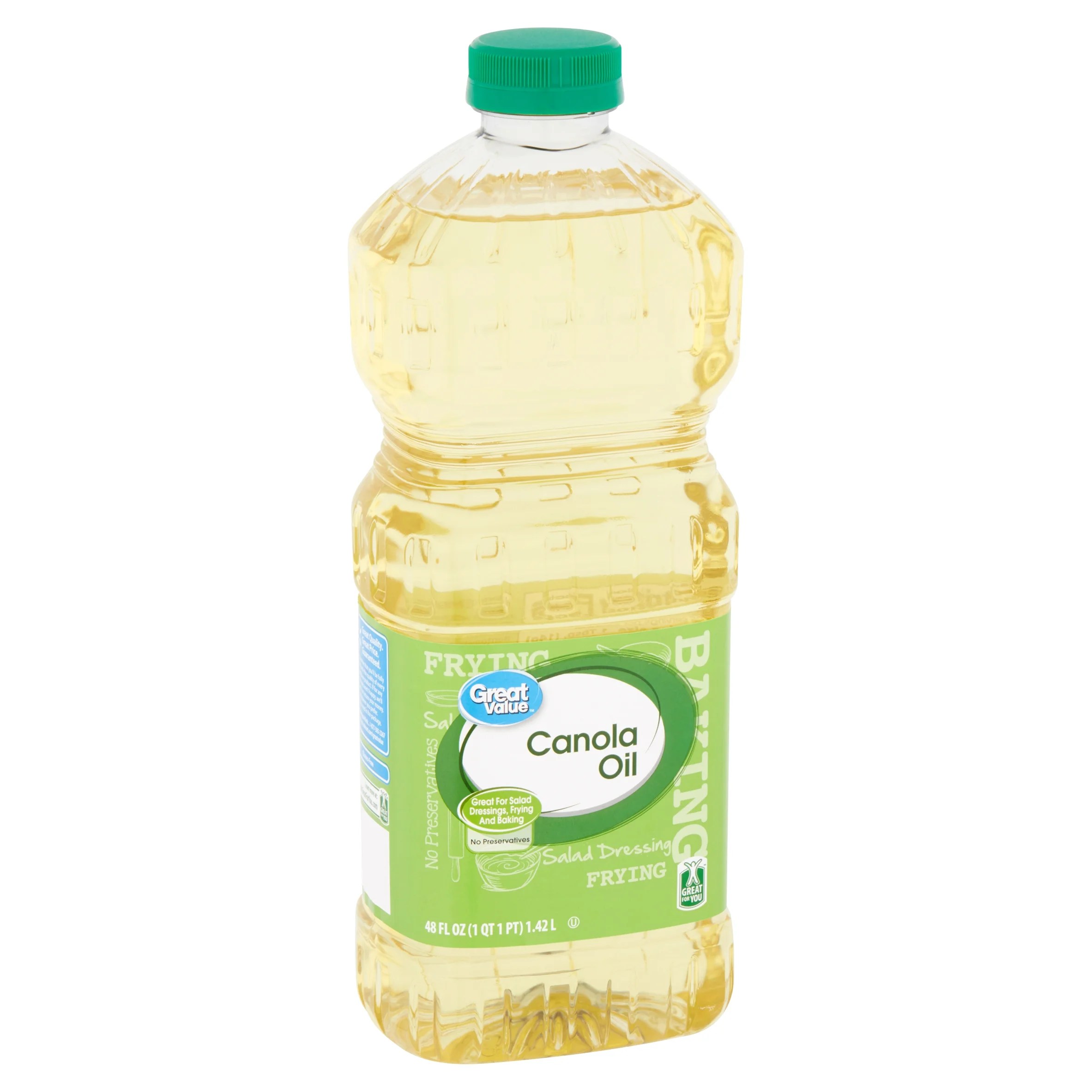 Great Value Canola Oil, 48 fl oz