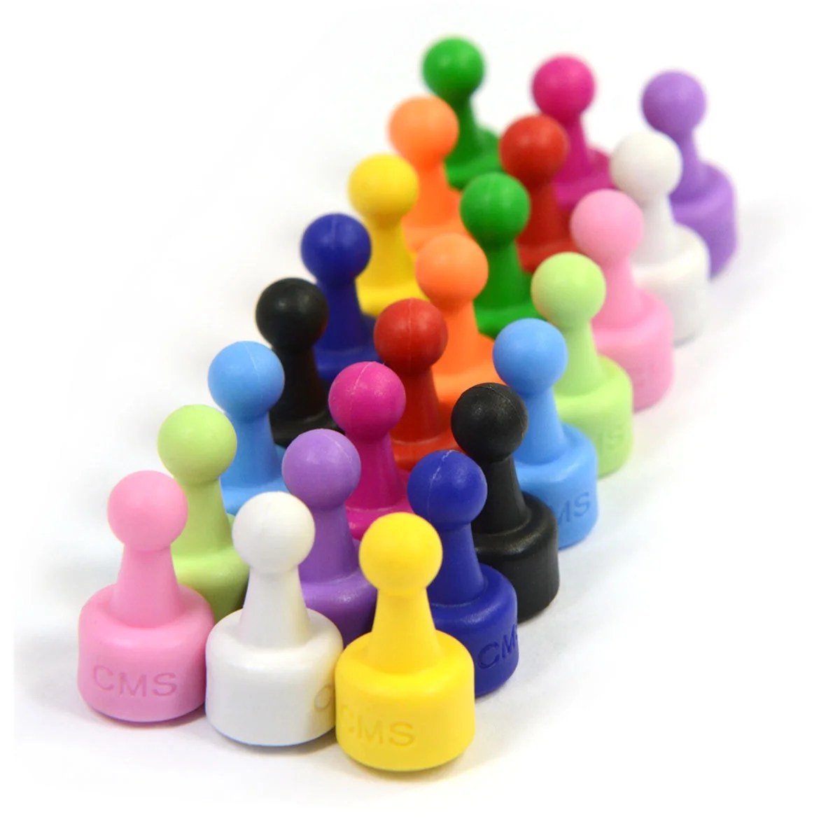24 Ct. NeoPin® Assorted Color Push pins Super Strong