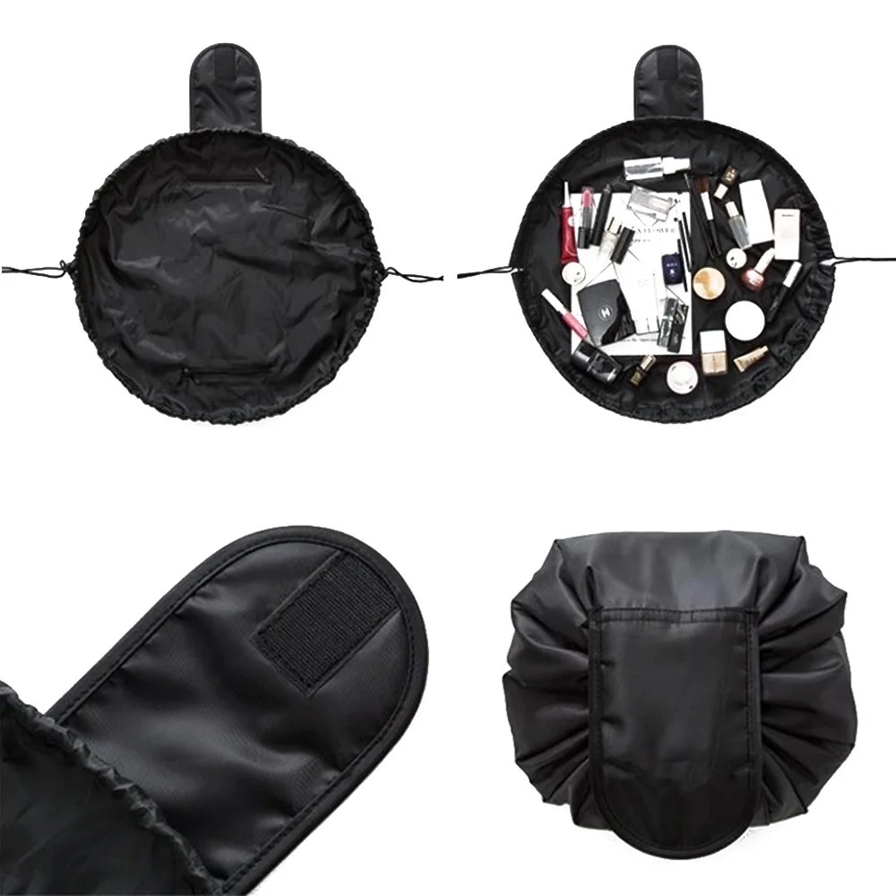 Drawstring Cosmetic Bag for Women Travel Makeup Bag Case Organizer