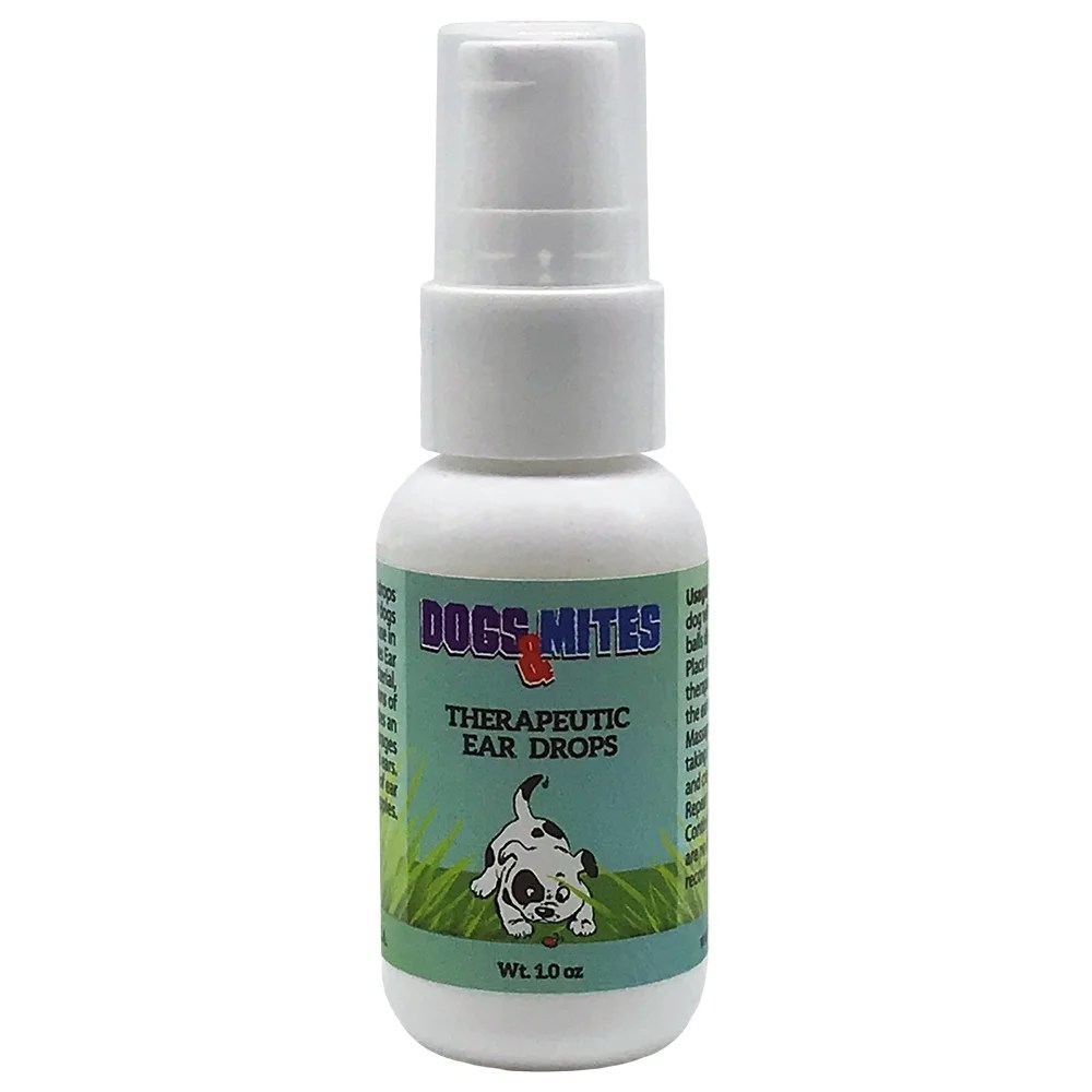 Dogs n Mites Ear Drops For Dogs and Puppies with Demodex, Yeast