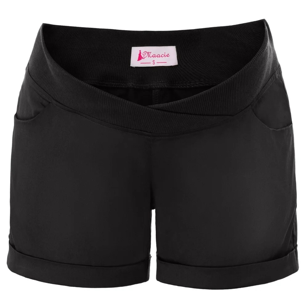 Maacie Maternity Shorts Women�s Stretch Running Workout Maacie Maternity Shorts Women�s Stretch Running Workout