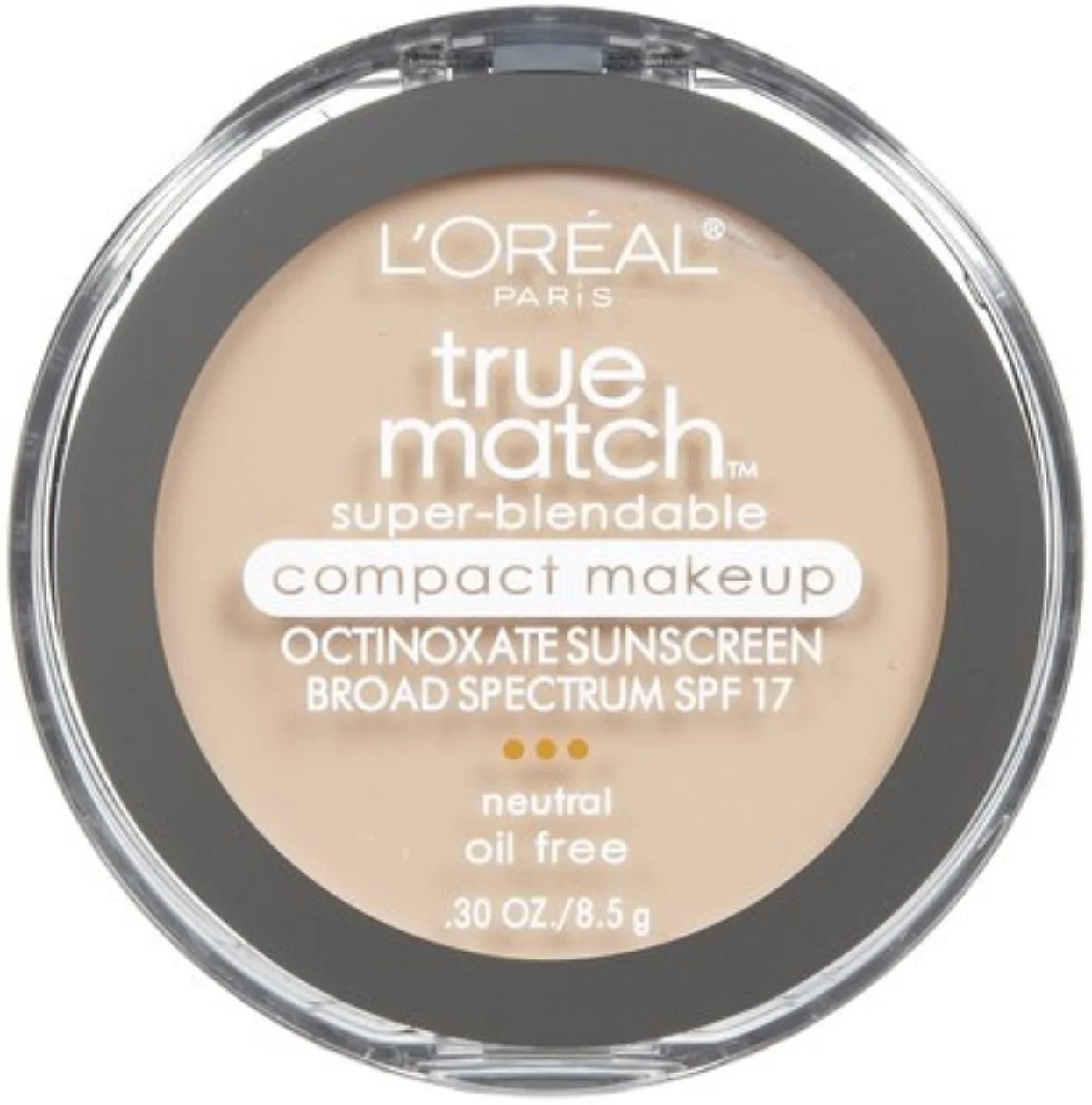 L'Oreal True Match SuperBlendable Compact Makeup, Soft Ivory, 30 oz