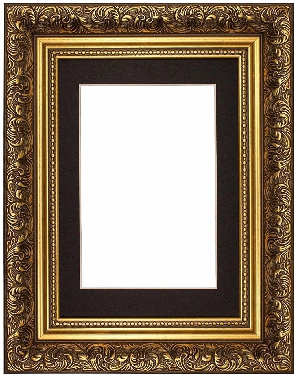 Ornate Swept Antique Style French Baroque Style Picture Frame/Photo