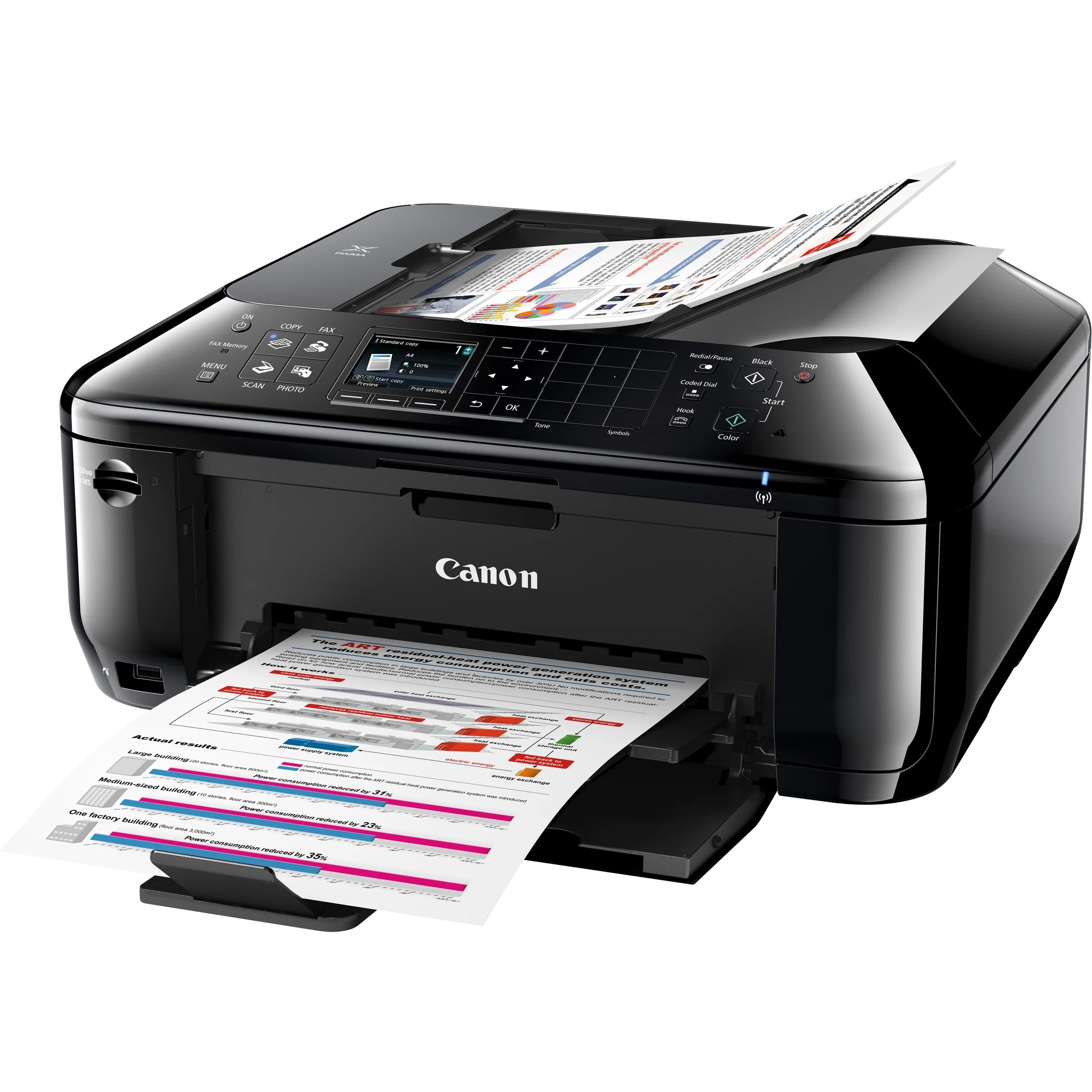 Canon PIXMA MX MX512 Wireless Inkjet Multifunction Printer, Color