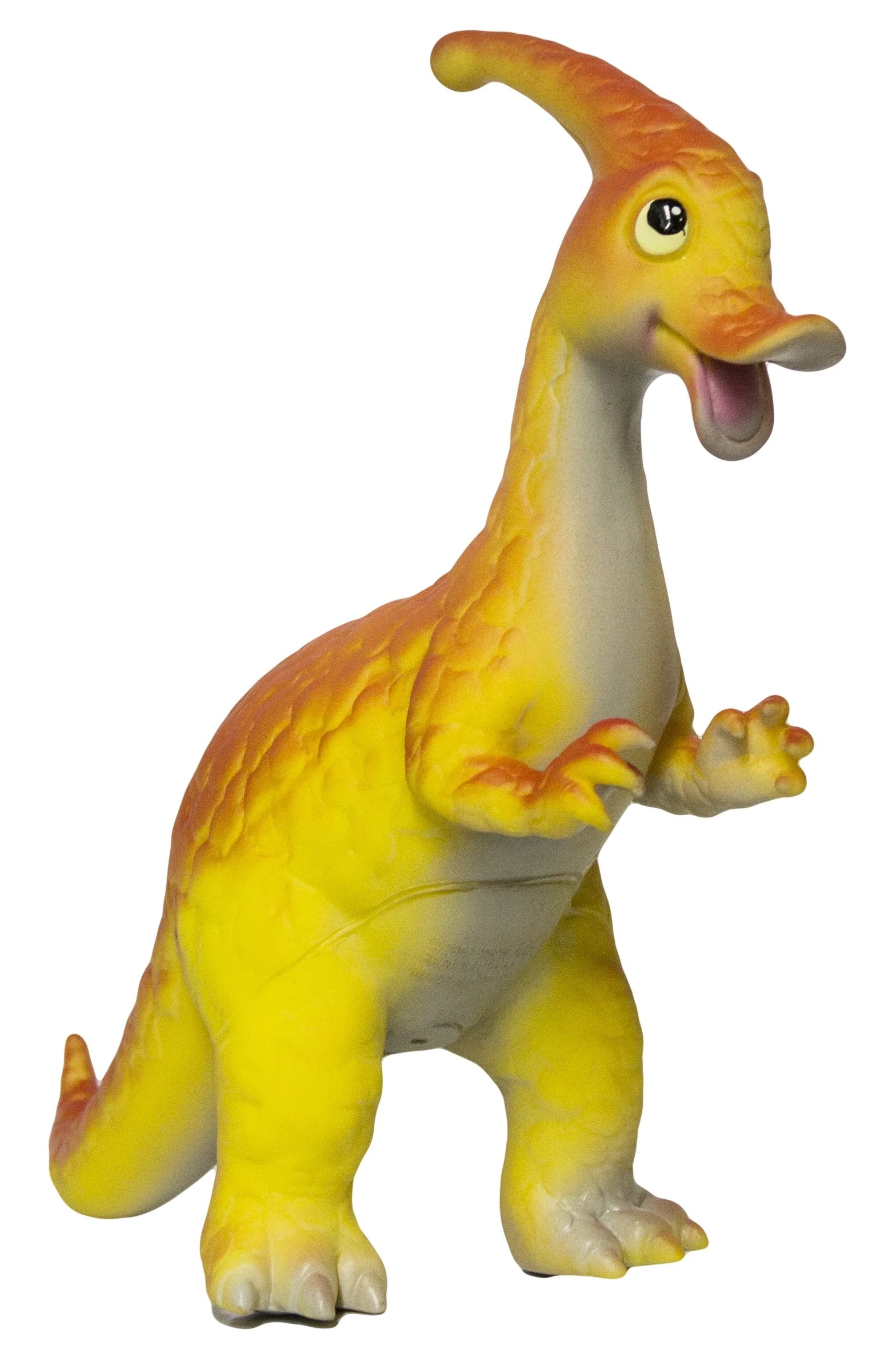 Large Parasaurolophus 8.5 Inch Soft Rubber Cartoon Dinosaur Toys