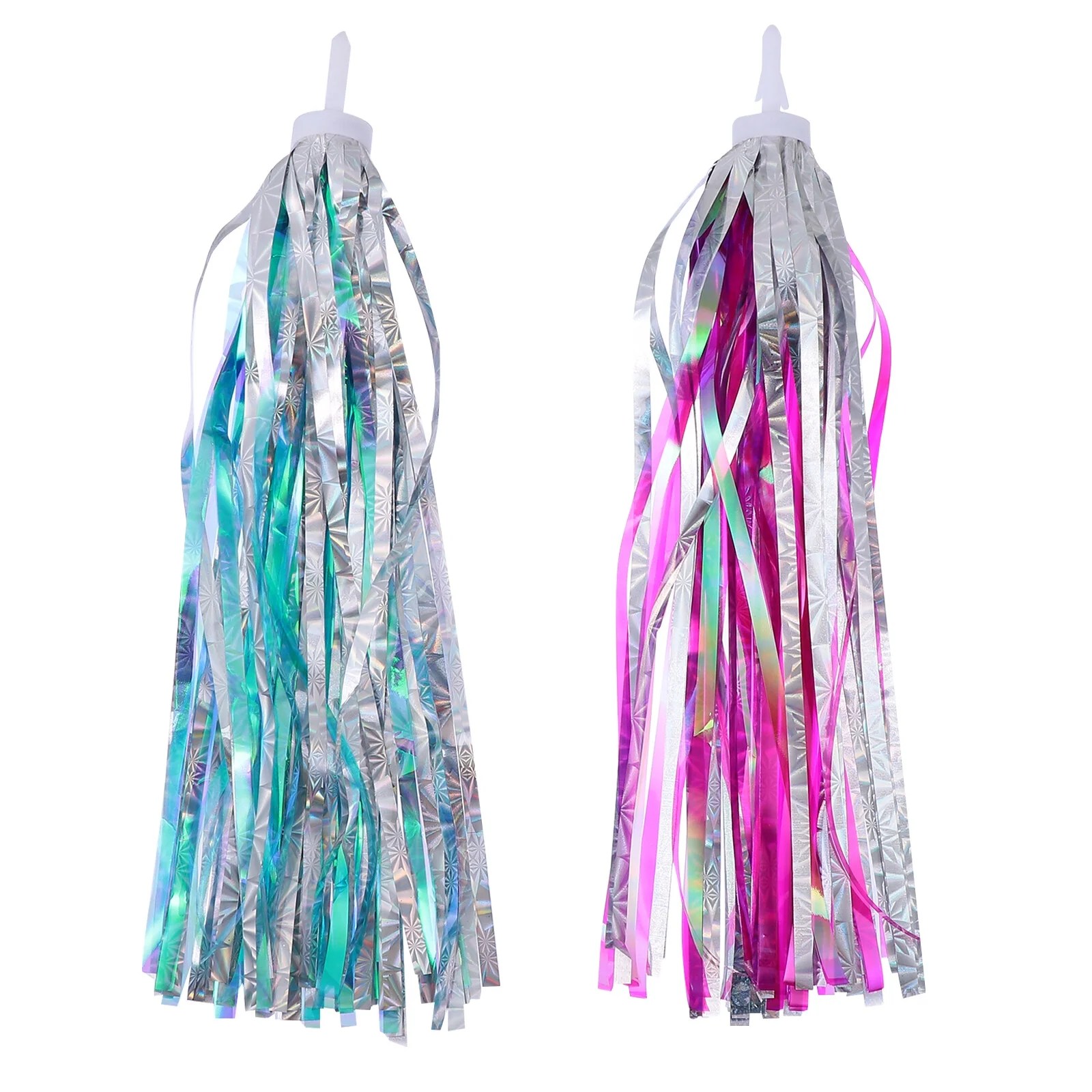 2 Pairs Bike Streamers Scooter Tassels Handlebar Streamers Kids Bike