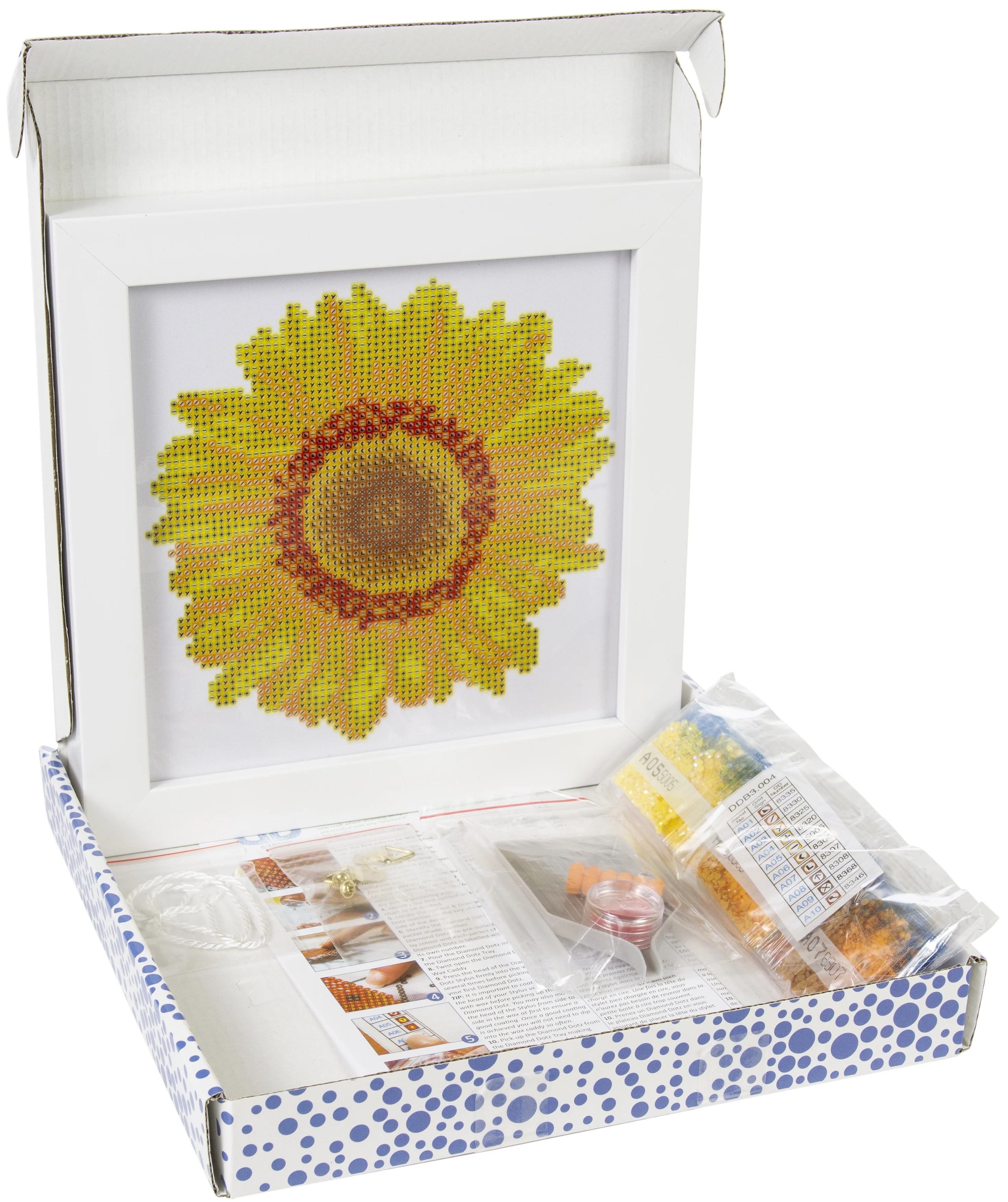 Diamond Dotz Diamond Embroidery Facet Art Kit W/ FrameHappy Day