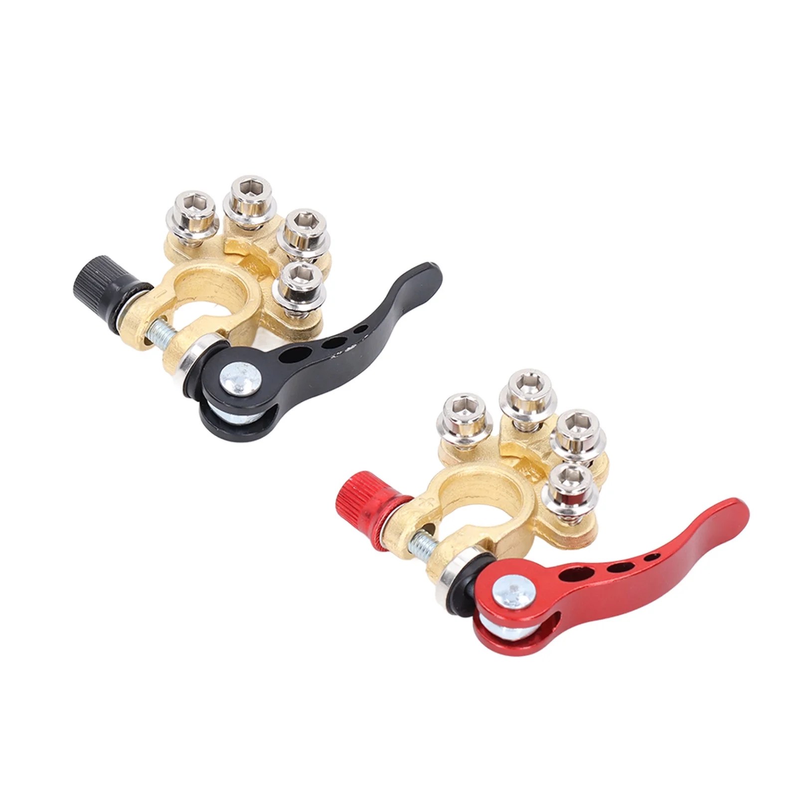 Quick Release Car Battery Terminal, Reduce Corrosion Tin Plated Brass