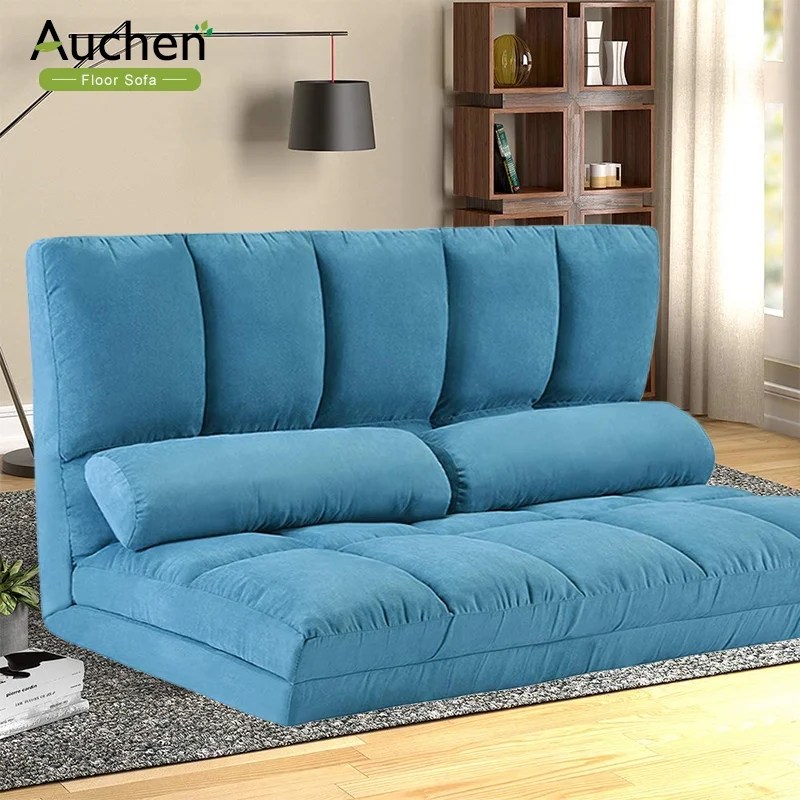 Imagine the convenience of converting your sofa to a bed in a snap. AUCHEN® Adjustable Futon Sofa Bed/ Folding Lounge Sofa Couch/ Foldable Sofa Bed/ Lazy Sofa with ...