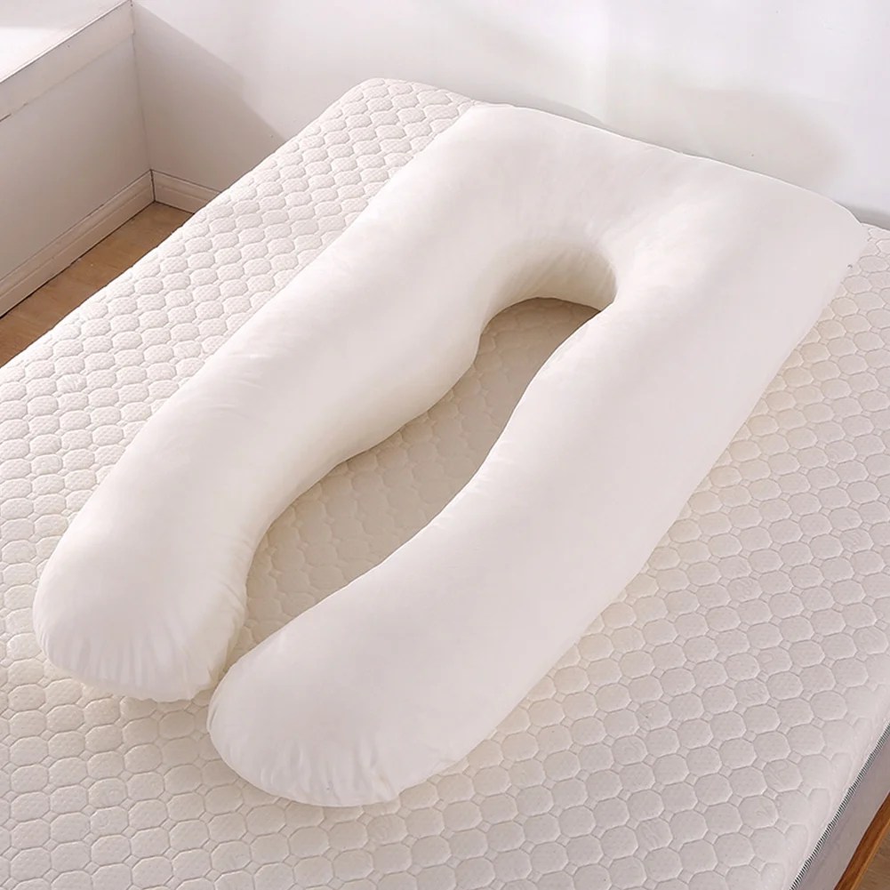 Soft Velvet U Shaped Body Pillow Full Body Pregnancy Maternity Pillow For Pregnant Women | Walmart Canada