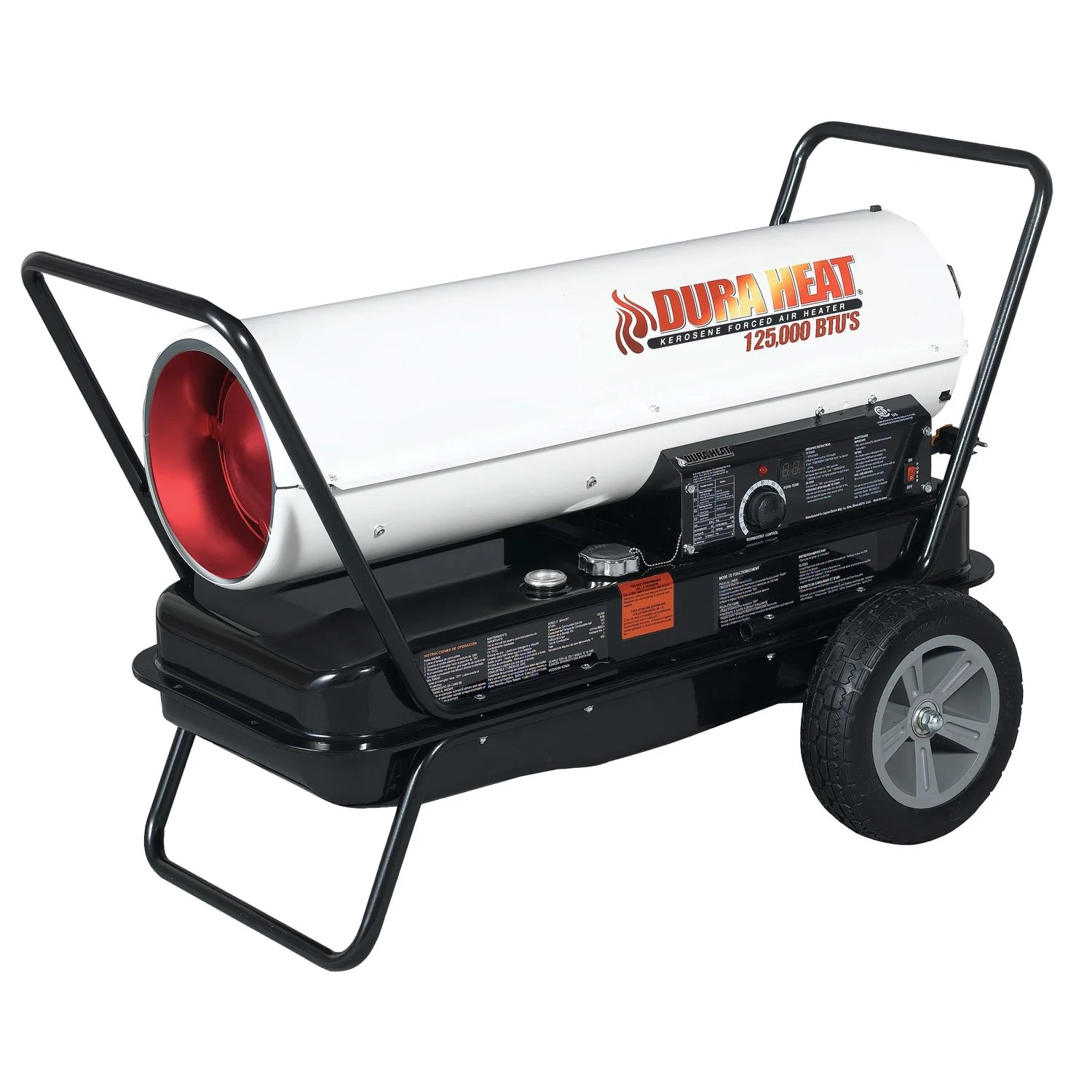 Dura Heat DFA135C 125K Portable Forced Air Kerosene Heater Walmart