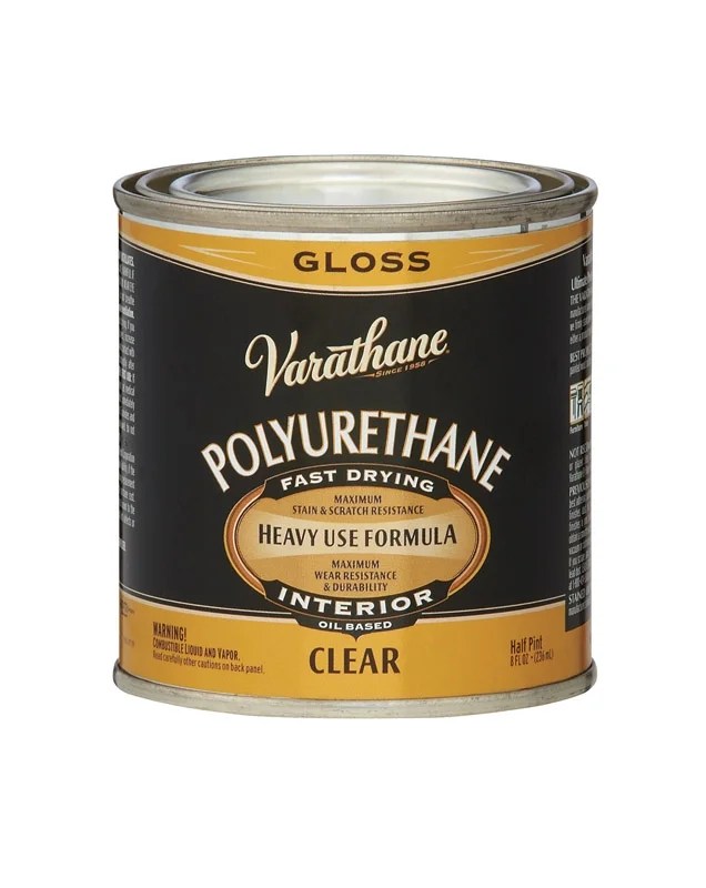 Varathane 9061H 1/2 Pint Gloss Classic Clear Diamond Wood Finish