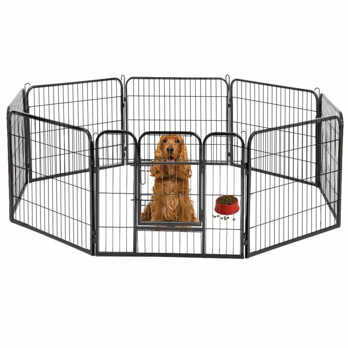 Dog Pen Dog Playpen Extra Large Indoor Outdoor Dog Fence Heavy Duty 8/