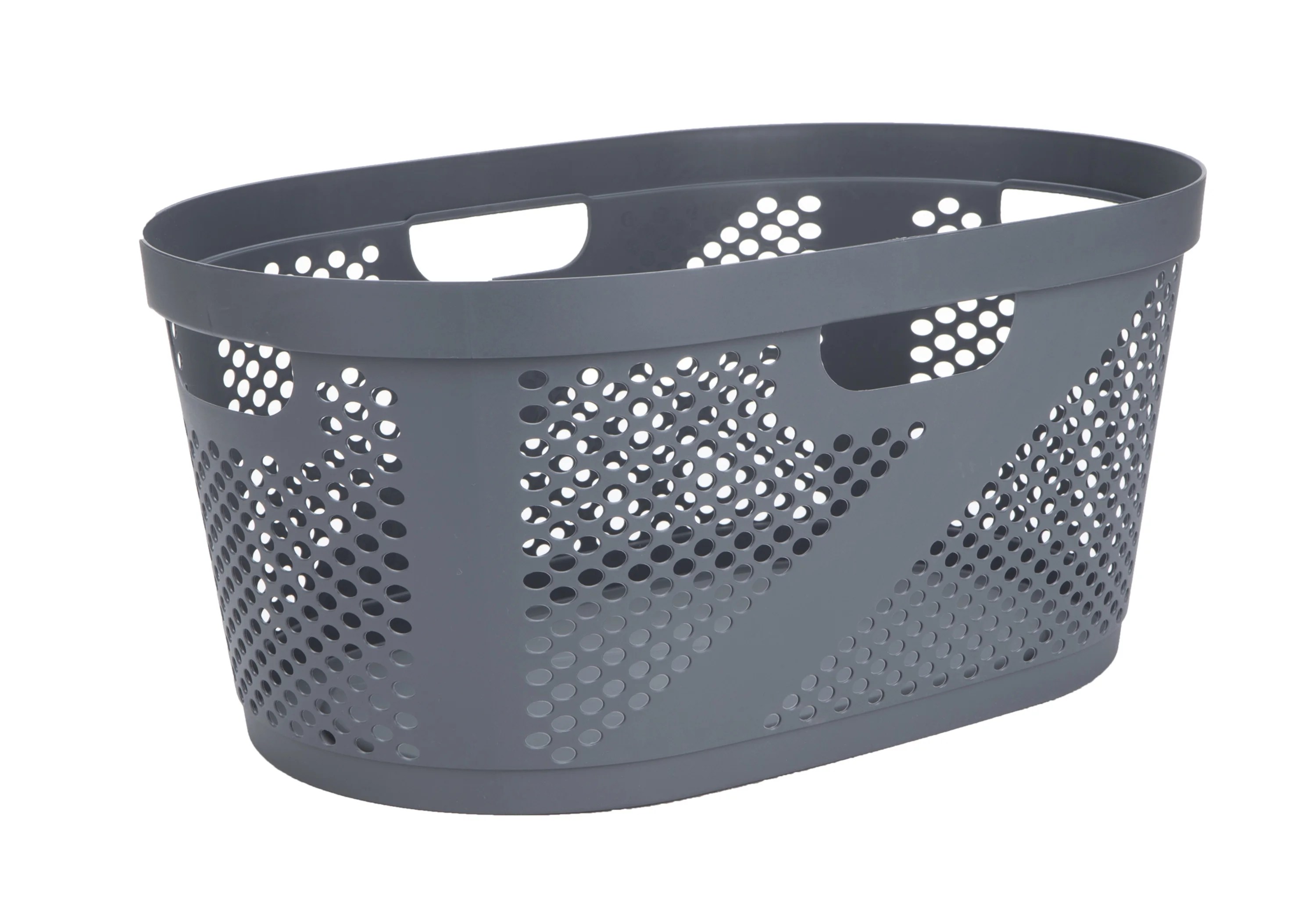Mind Reader 40 Liter Laundry Basket, Grey