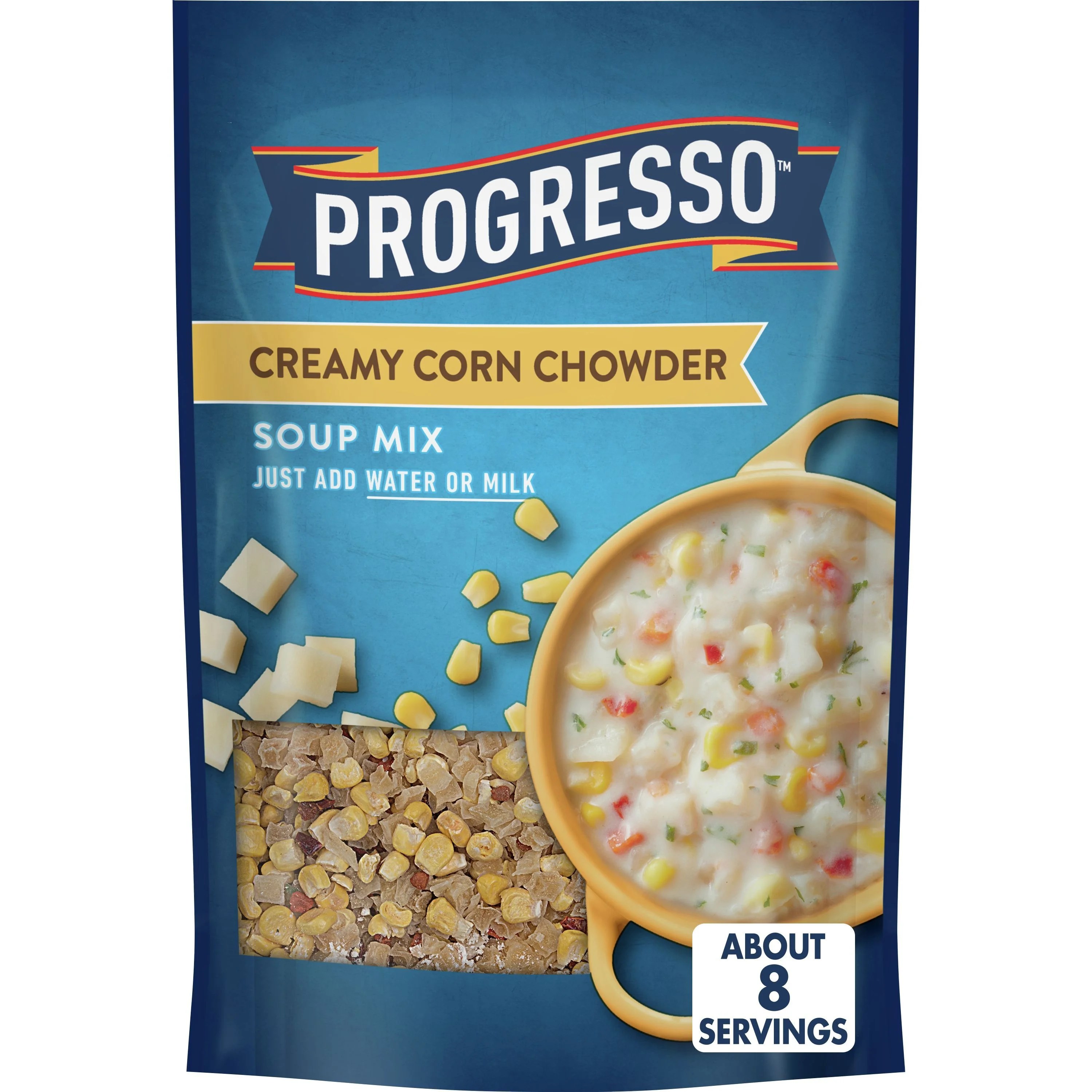 Progresso Creamy Corn Chowder Dry Soup Mix, Family Size, 8 oz