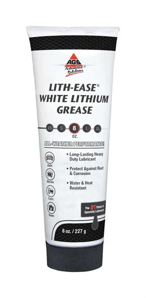 AGS LithEase White Lithium Grease 8 oz.