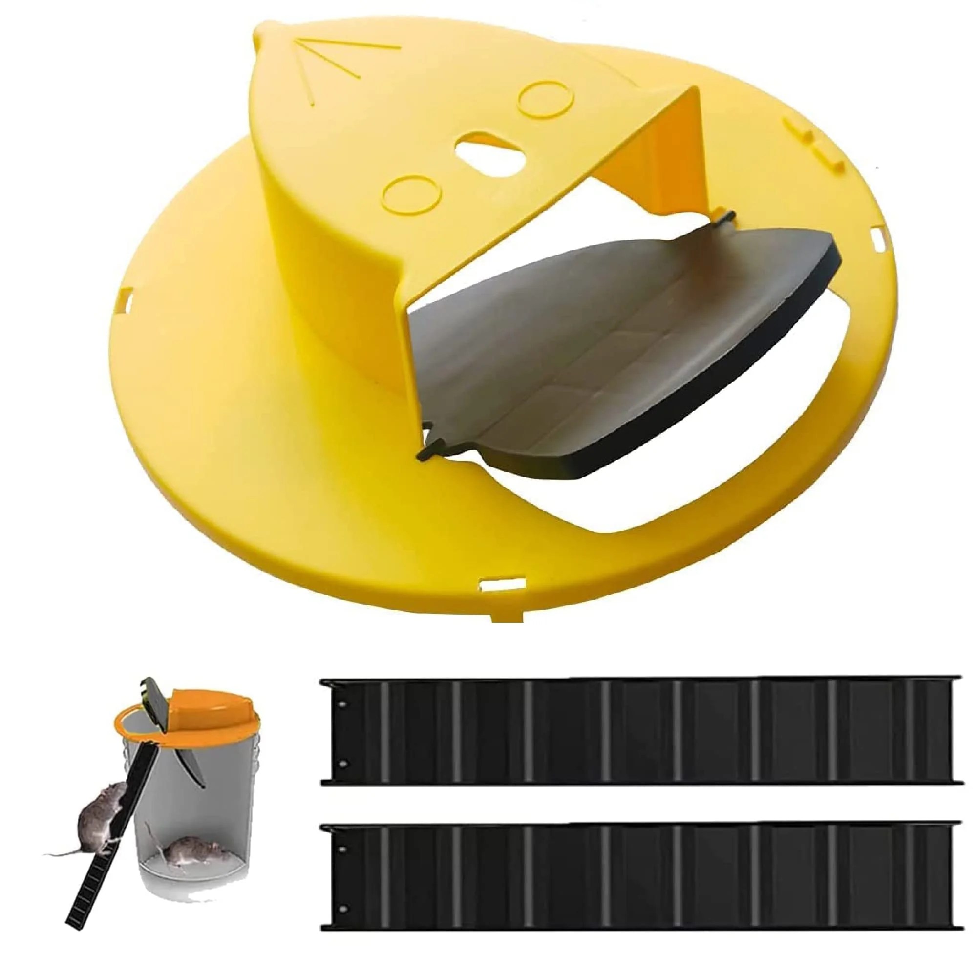 Mouse Trap Bucket, Flip and Slide Bucket Lid Mouse Trap,Auto Reset