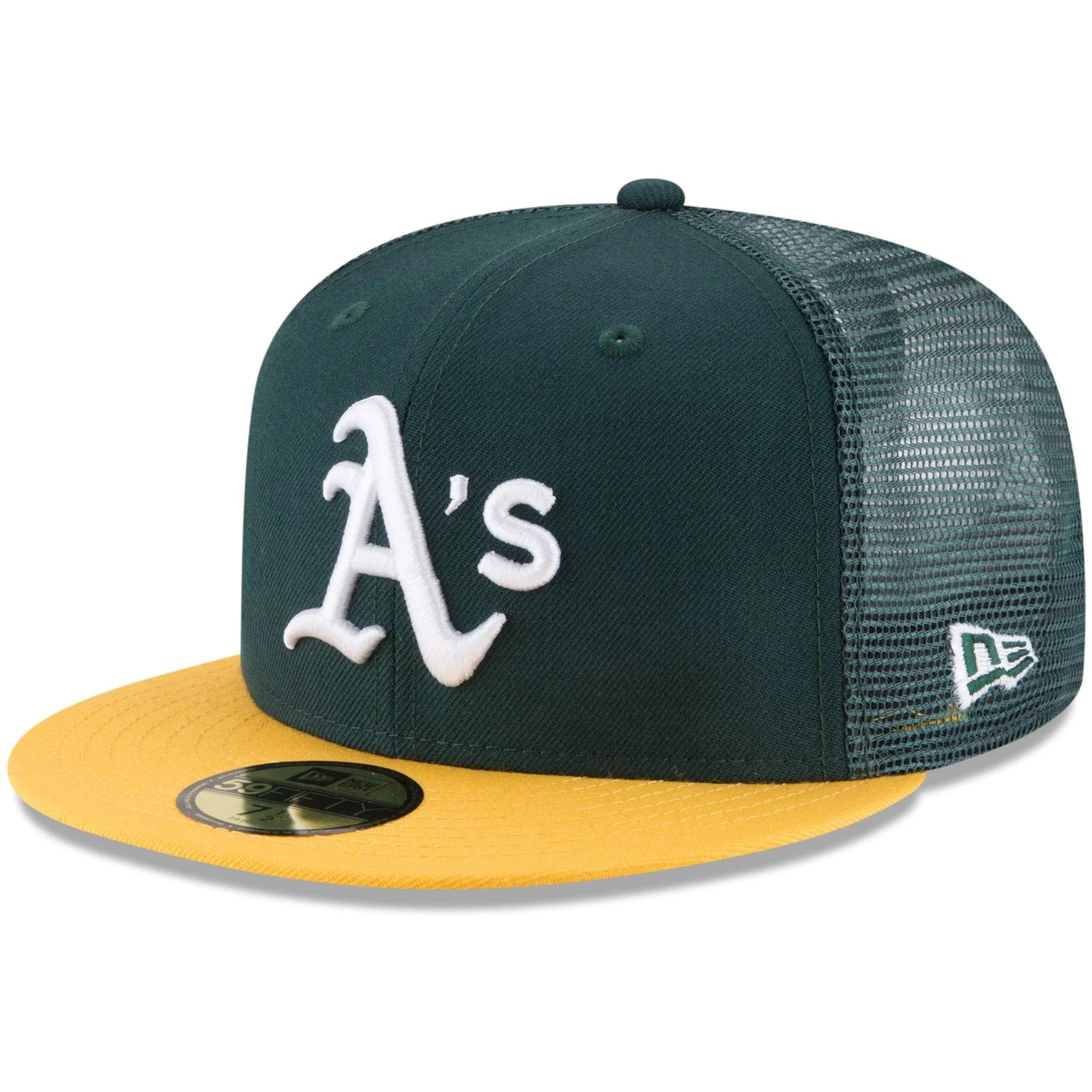 Oakland Athletics New Era OnField Replica Mesh Back 59FIFTY Fitted Hat