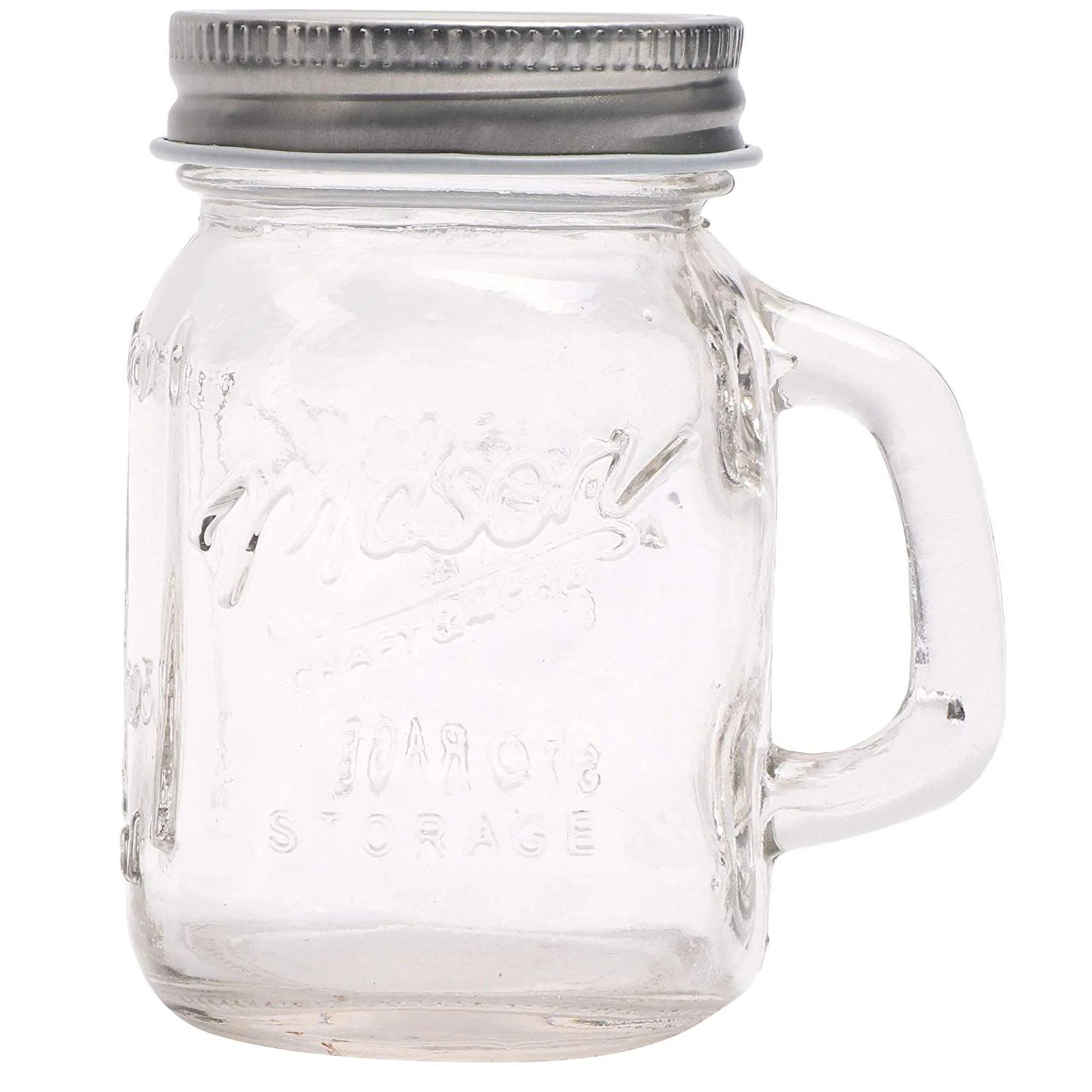 24 Pack Ball Mason Jars 4 oz with Lids and Handles Clear Canning Glass