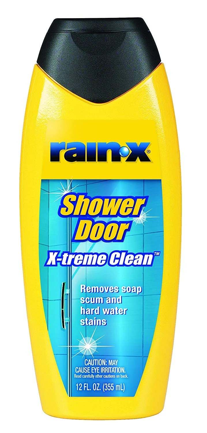 RainX Shower Door XTreme, 12 fl. oz. 630035, Removes Soap Scum and