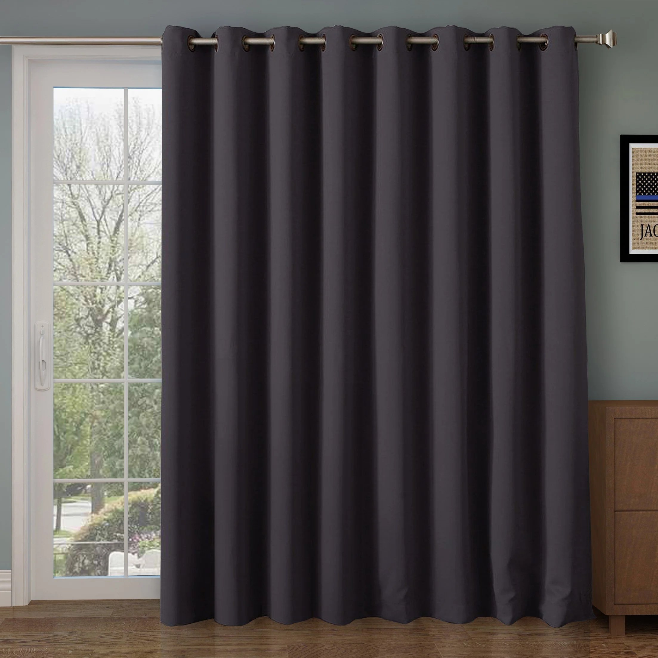 Rose Home Fashion RHF Wide Thermal Blackout Patio Door Rose Home Fashion RHF Wide Thermal Blackout Patio Door