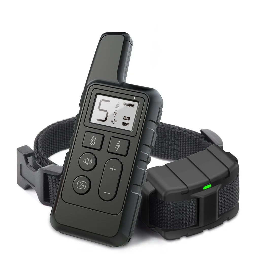 Dog Training Collar Electric Shock Vibration Sound Anti