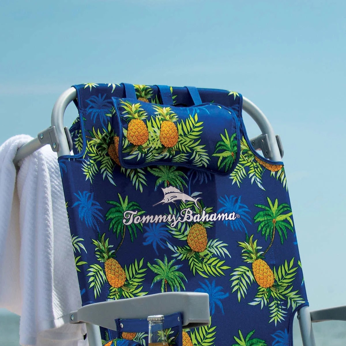 Tommy Bahama 5 Position Pineapple Print Beach Chair Tommy Bahama 5 Position Pineapple Print Beach Chair