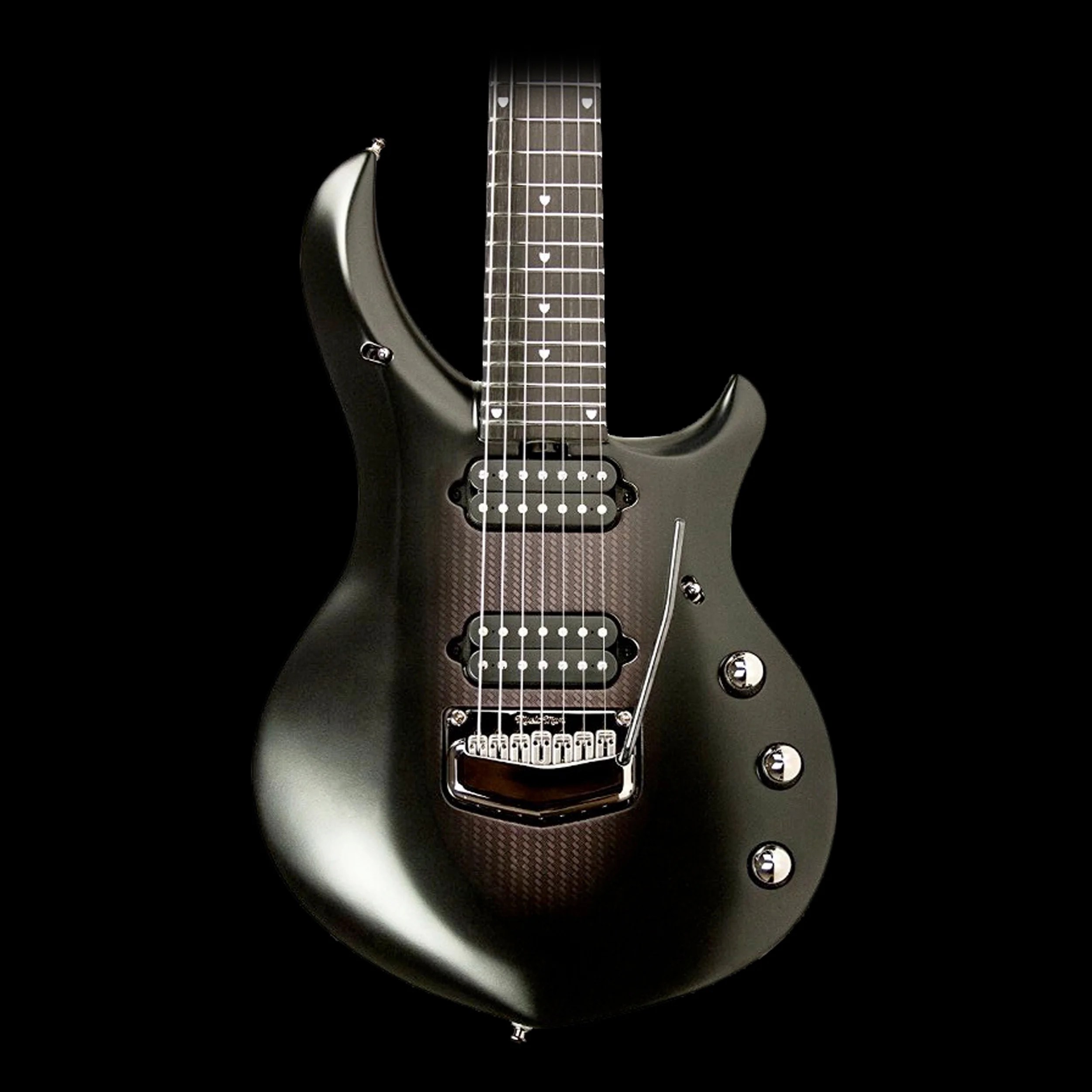 Music Man John Petrucci Majesty 7 String Electric Guitar, Polar Noir