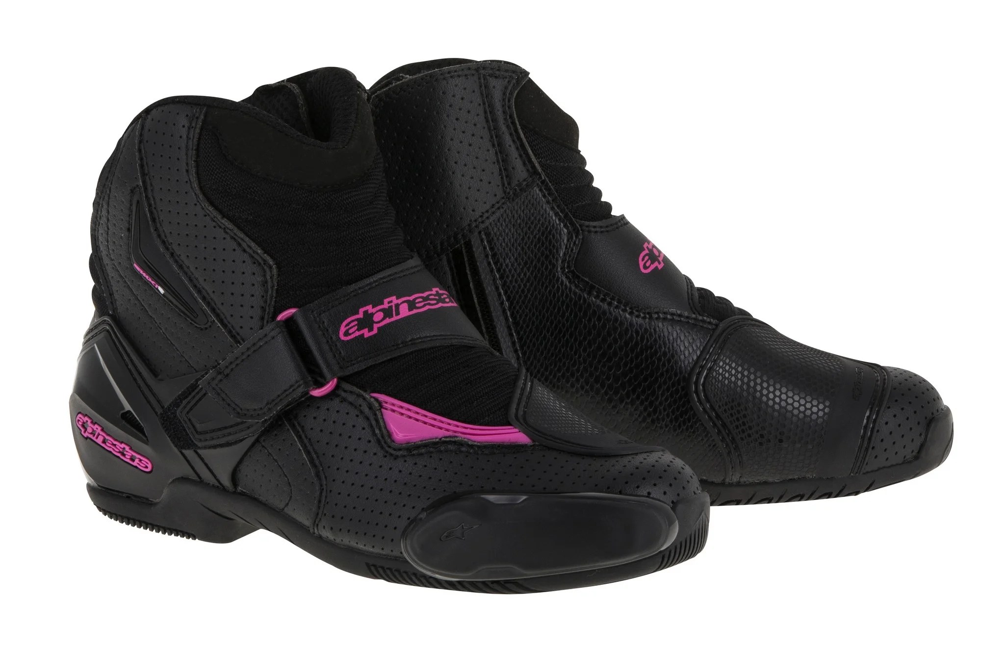 Alpinestars Stella SMX1R Vented Womens Motorcycle Boots Black/Pink