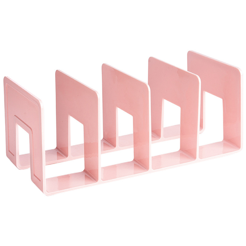 Multiuse Desktop Bookend Simple Style Book Shelf Acrylic Tabletop Book