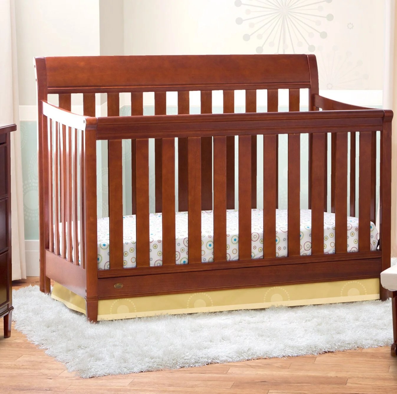 Haven 4in1 Convertible Crib, Conversion Types Day bed; Toddler bed, Crib conversion rail