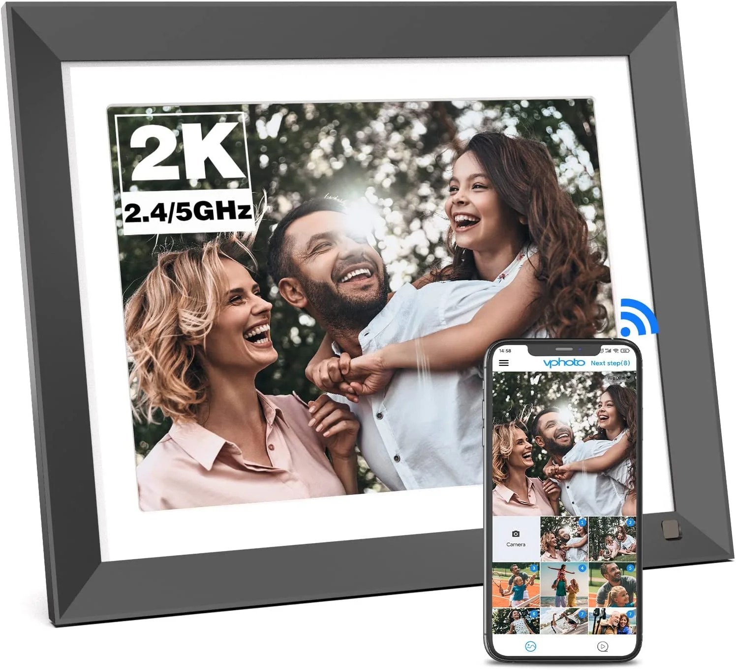 BSIMB 11 inch 2K WiFi Digital Photo Frame 32GB, 2176x1600 UltraClear