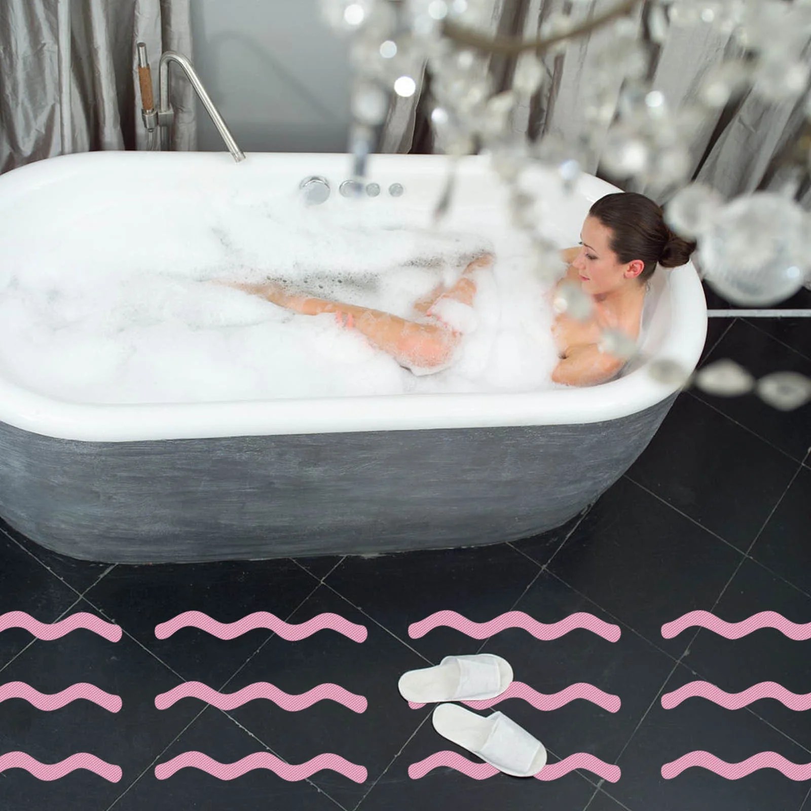 Stickers 12Pc Bathtub Stickers NonSlip Bath Stickers Safety Tub Shower