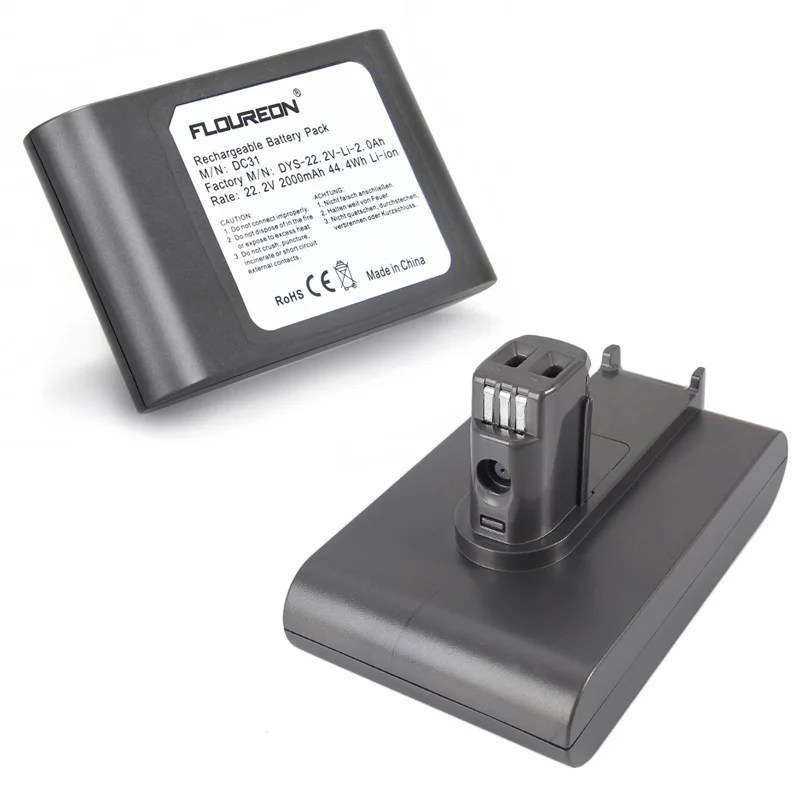 FLOUREON Battery Pack 6Cell for Dyson DC31 DC34 DC35 Handheld Vacuum