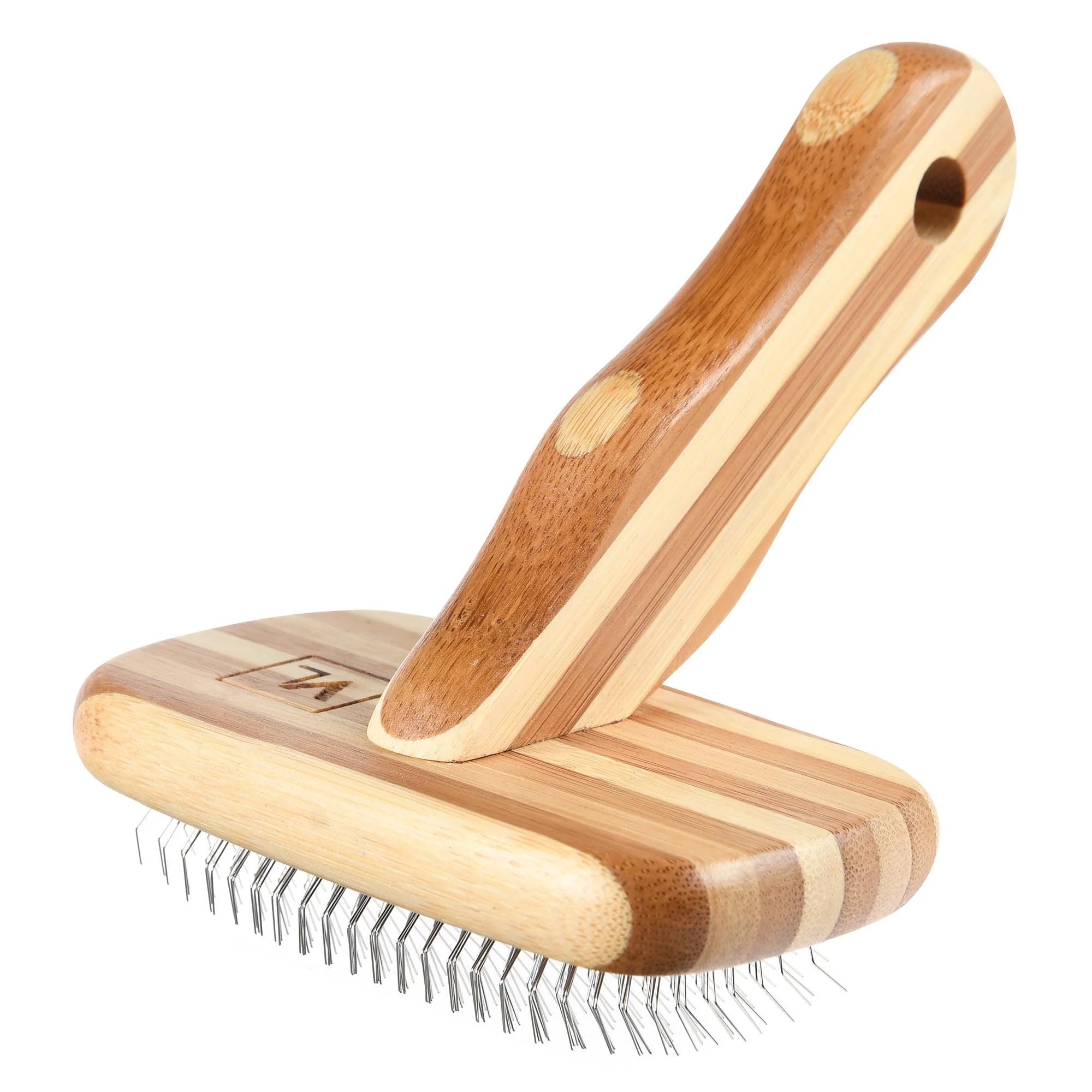 Vibrant Life Bamboo Cat Slicker Grooming Brush