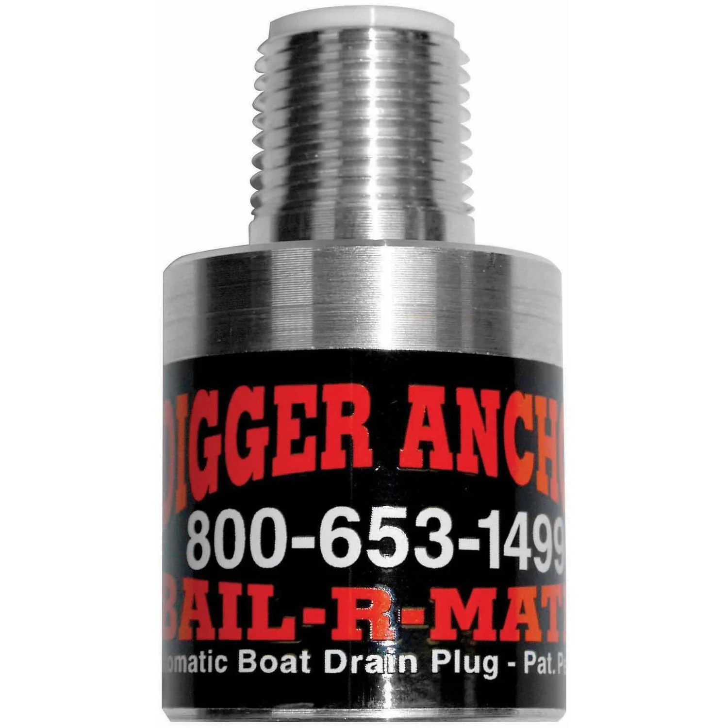Digger Anchor BailRMatic Drain Plug, Threaded