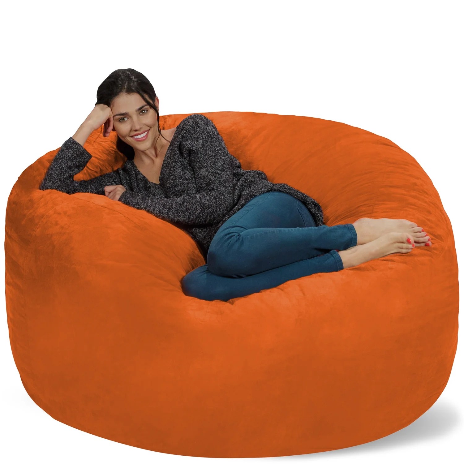 Relax Sacks Bean Bag Chair, Orange