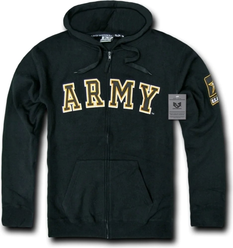 Sixth United States Army Mens FullZip Up Hoodie Jacket Pullover Sweatshirt