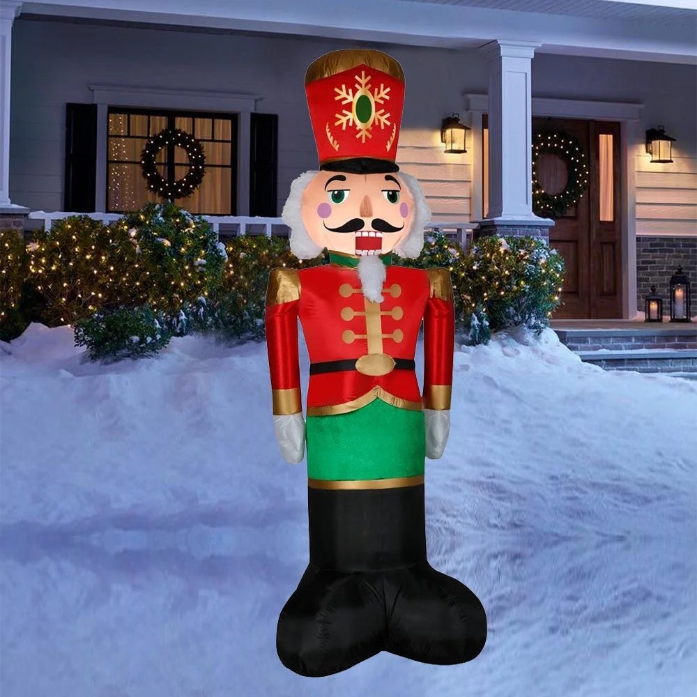 CozyBox (5ft 12ft) Large Christmas Holiday Self Inflating Inflatables