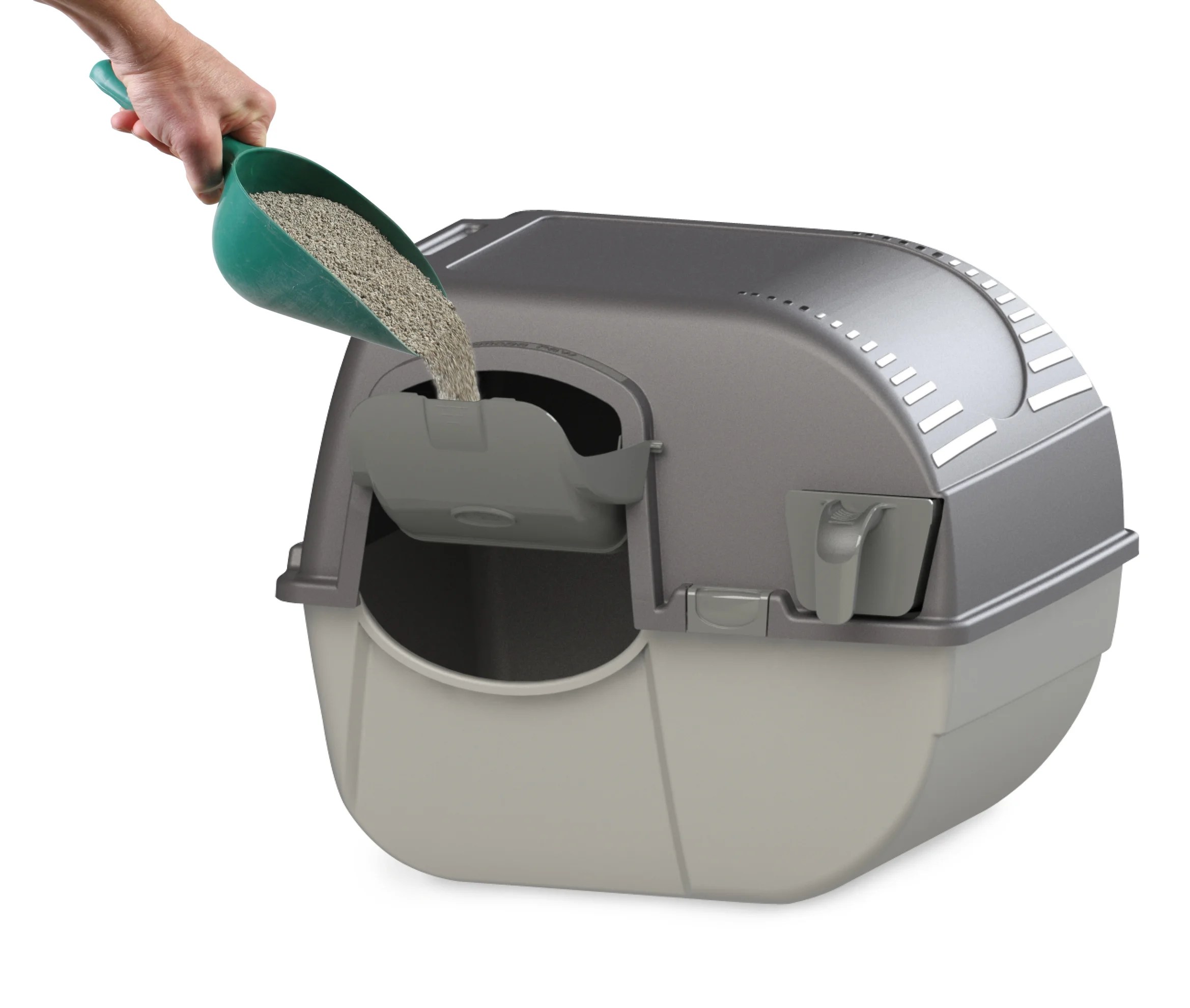 Easy Fill Roll N Clean Litter Box