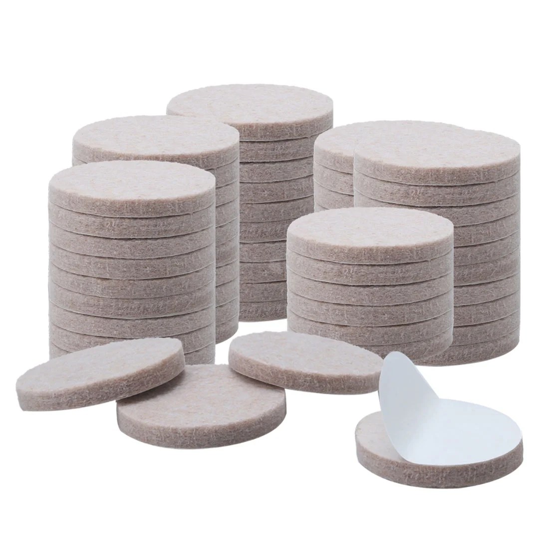 60pcs Furniture Pads Round 3/4" Selfstick Antiscratch for Furniture