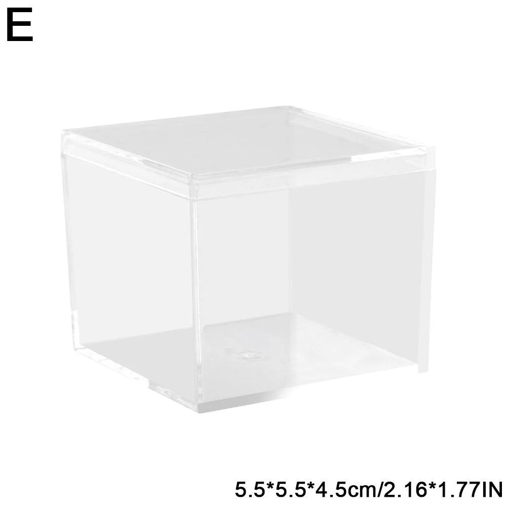 Acrylic Boxes Clear Acrylic Cube Small Square Storage Acrylic Box with