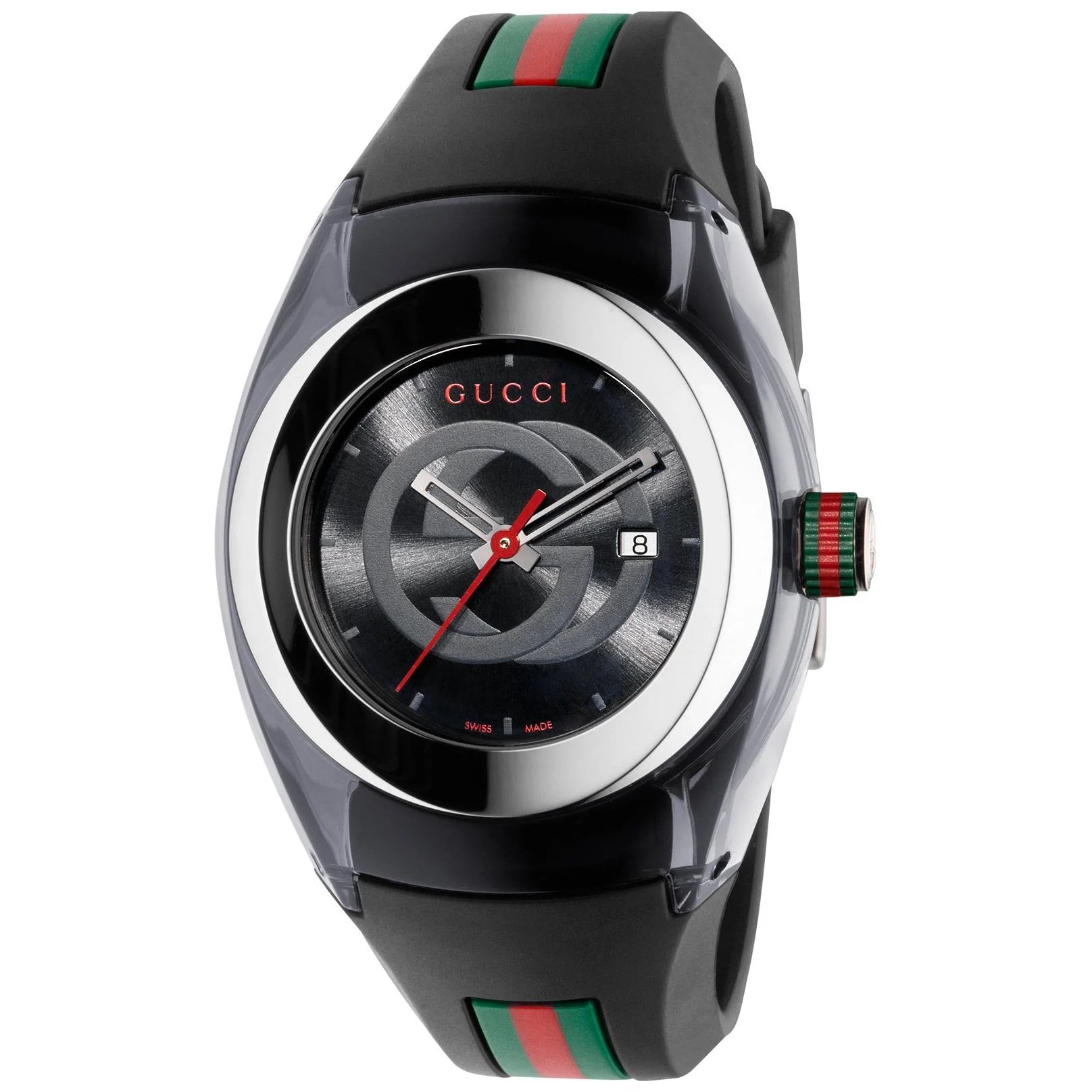 Gucci Gucci Unisex Sync Rubber Black 46mm Watch YA137101 Walmart