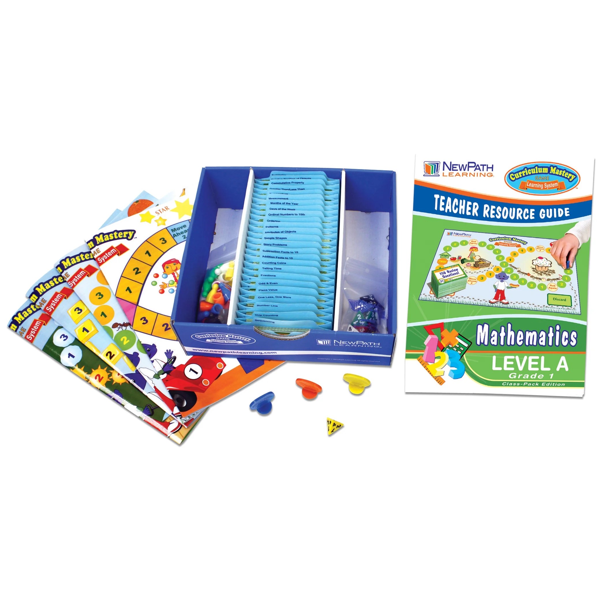 NewPath Learning® Grade 1 Math Curriculum Mastery® Game ClassPack Edition