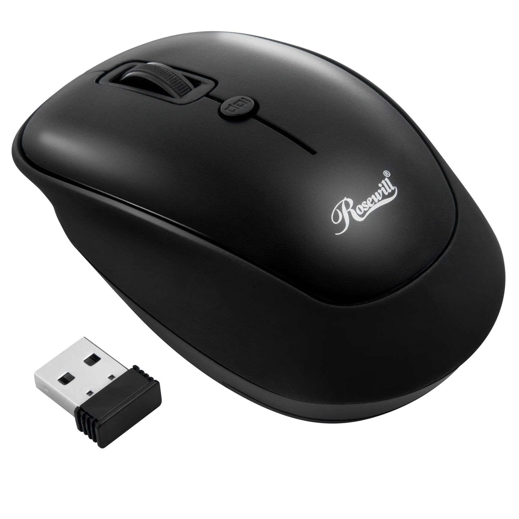 Rosewill 245956 Mc Rwm-001 Wireless Optical Computer Mouse Usb Black