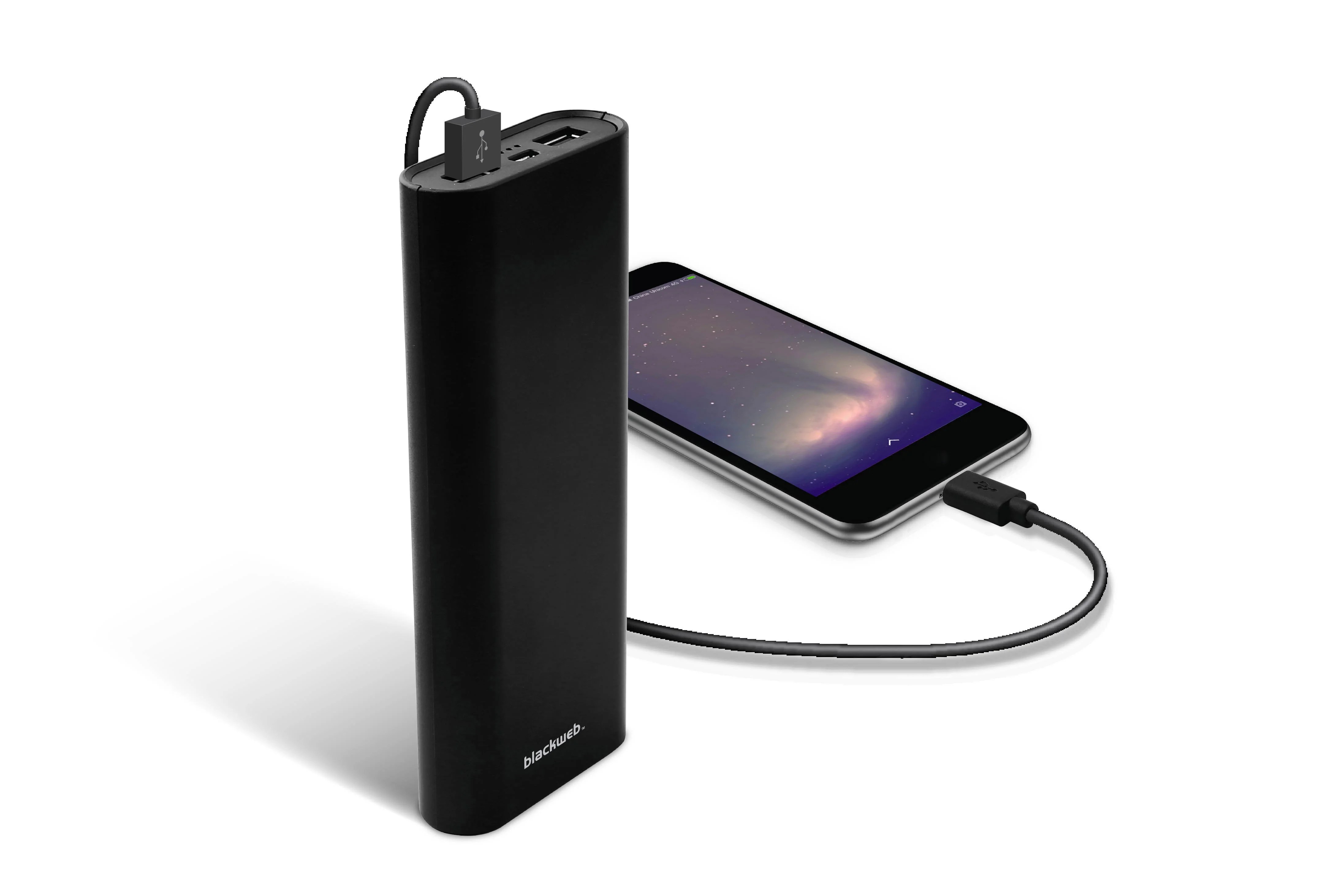 Blackweb 20000 mAh Power Bank, Black