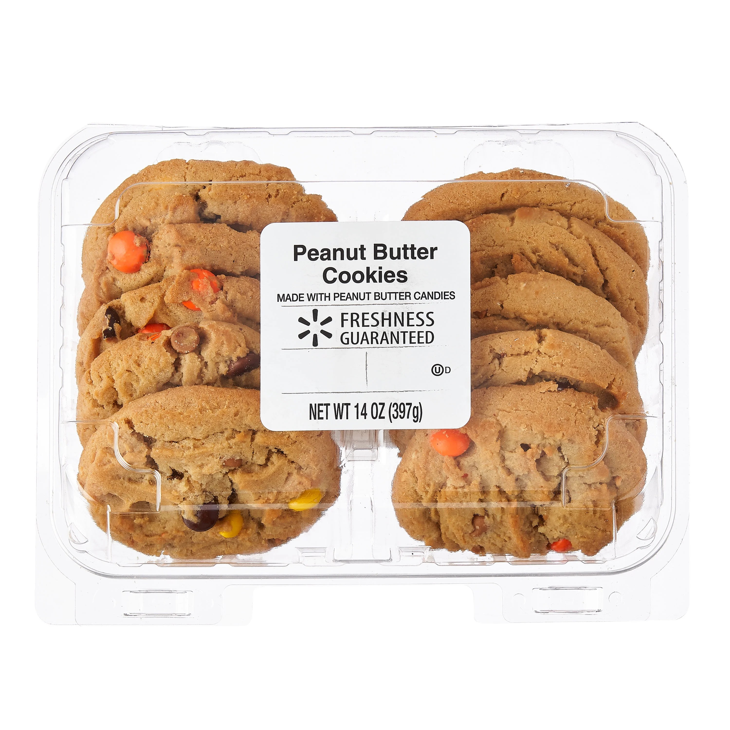 Freshness Guaranteed Peanut Butter Cookies, 14 oz, 10 Count