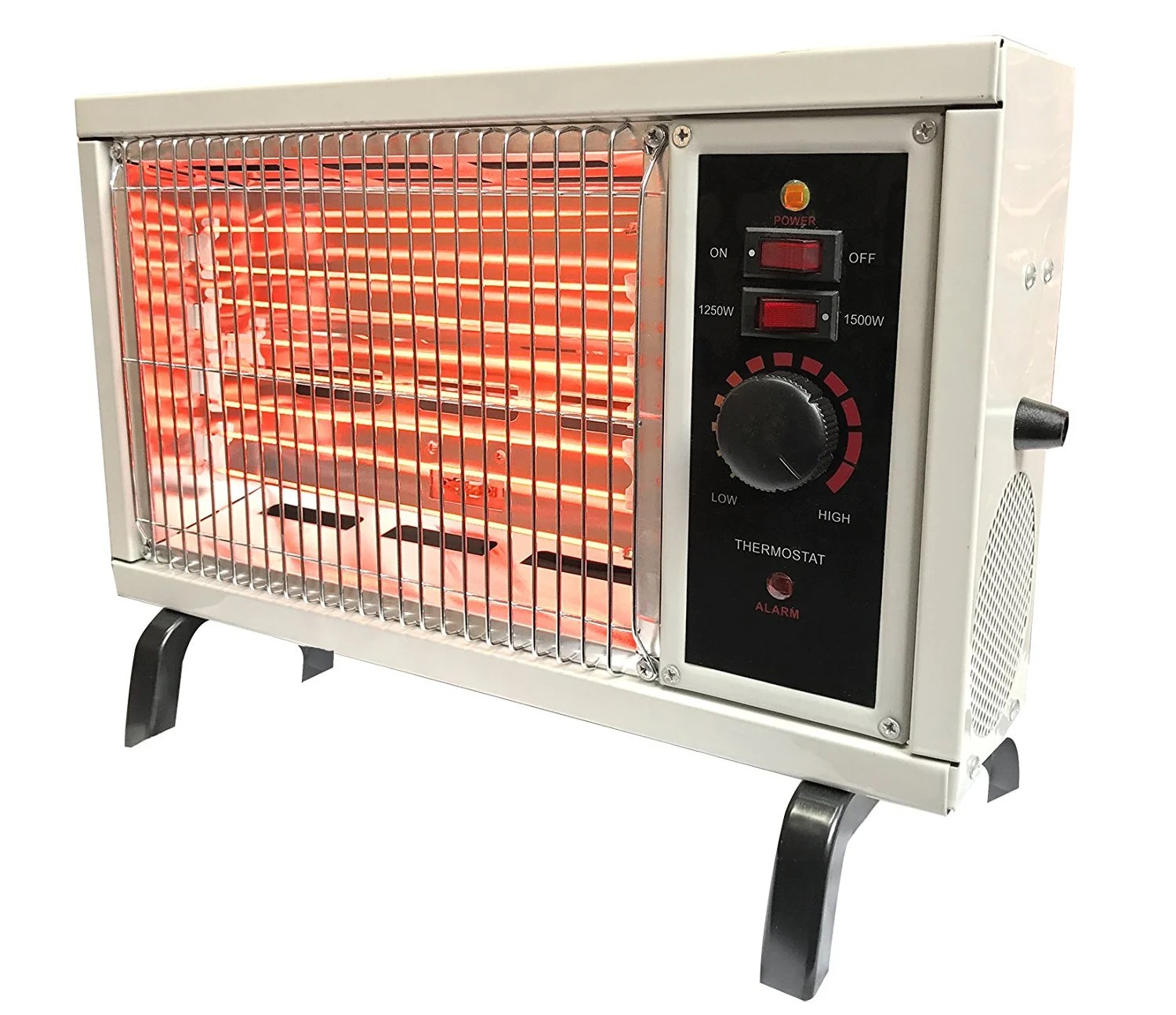 Premium Heater Adjustable Thermostat Radiant White