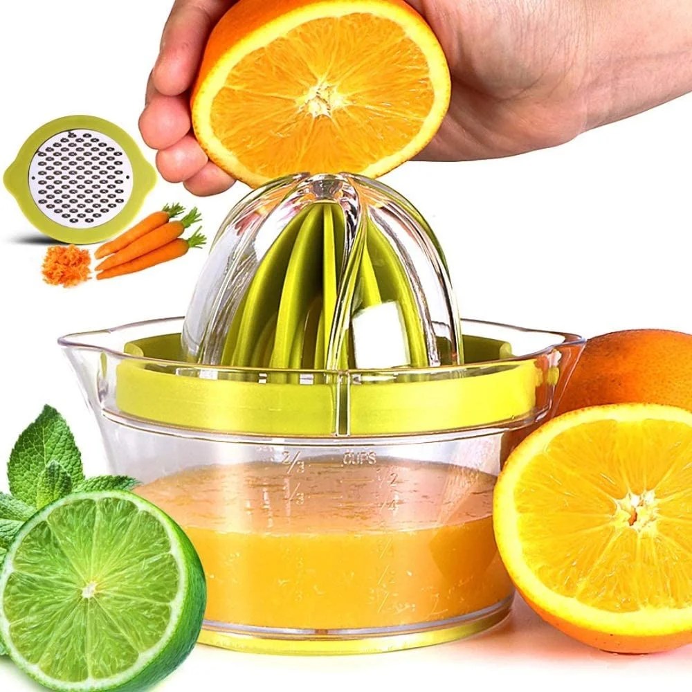 Citrus Juicer with Pulp Filter, Fruit/Vegetable/Chocolate Grater