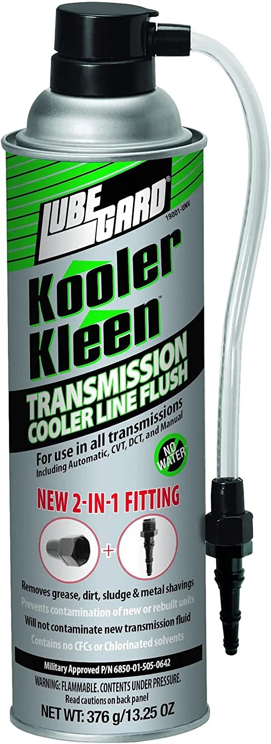 Lubegard Kooler Kleen Transmission Cooler Flush with 2in1 Fitting (13